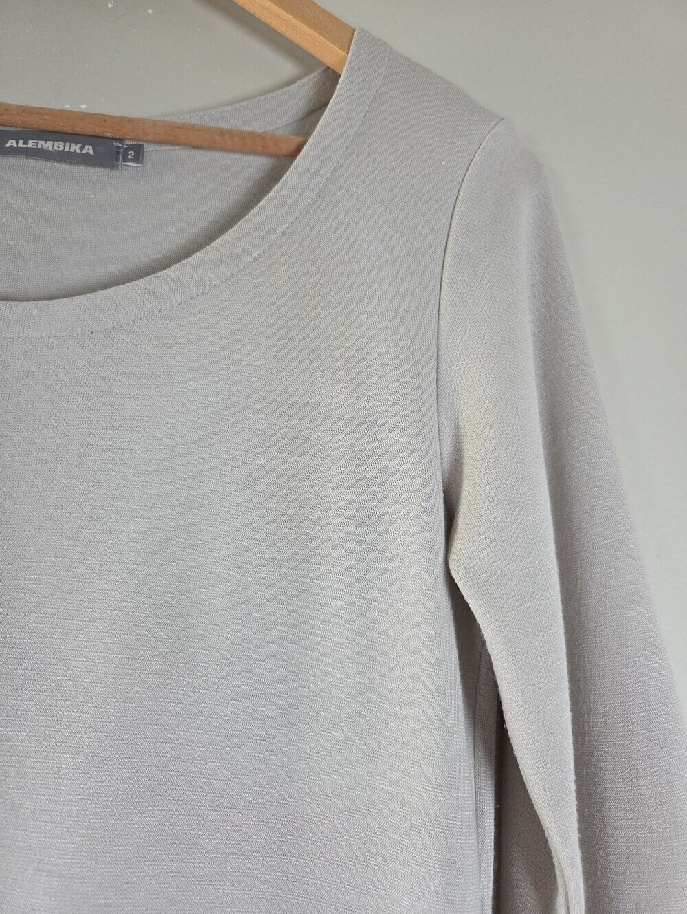 Alembika Midi Boho Gray Dress Size M Hippie Casual Oversized Chic Modern - Picture 5 of 15